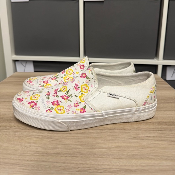 Vans Sk8 Low Floral Slip-On Shoes Sneakers - Picture 2 of 5